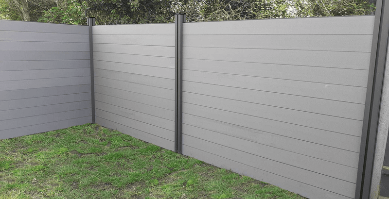 Composite Light Ash Fencing Panel  Lockinex   