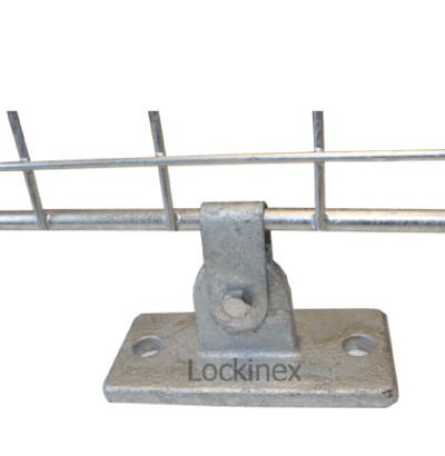 A73-Floor mounted mesh infill panel clip Key Clamp Lockinex   
