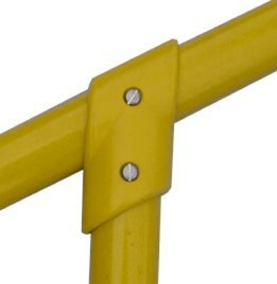 GRP Key Clamp Angled Short Tee Handrails & Railing Systems Lockinex   