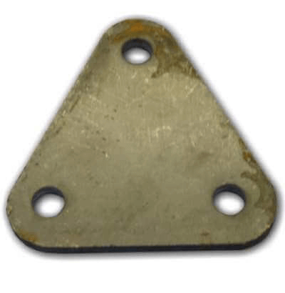 Punched Plate Welding Accessories Lockinex Triangular 12mm Thickness Triangular 3 Holes Triangular