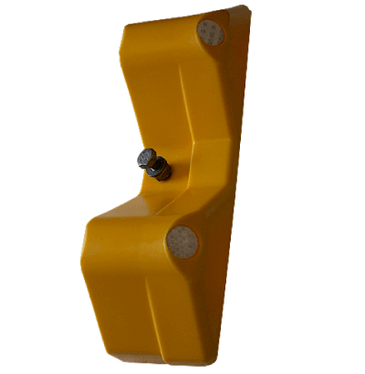 Plastic Yellow Armco Barrier Ends Armco Barrier Lockinex Flat  