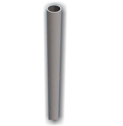 Heavy Duty Concrete in Parking/Protection Bollard Bollards Lockinex 140mm diameter 1500mm tall No Banding No