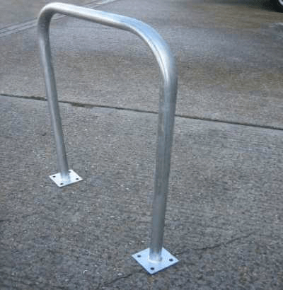 Cycle stand - Eastbourne style. Galvanised & base plated  Lockinex   