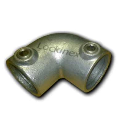 A06 90 Degree Elbow Key Clamp Key Clamp Lockinex 33.7mm  