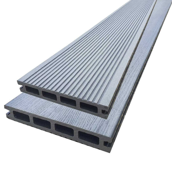 Composite Light Ash Decking  Lockinex   