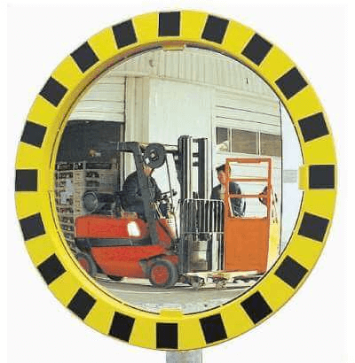 Safety Mirror Round Yellow Safety & Security Mirrors Lockinex   