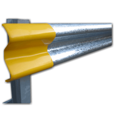 Armco Barrier Yellow Rubber End Sleeve Armco Barrier Lockinex Premium 310mm long  